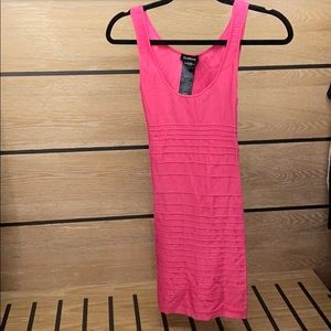 Pink bebe dress